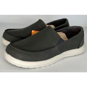 Charcoal Comfortable Slip On Work Leisure Loafer Shoes Men's Size 8 Women's 10